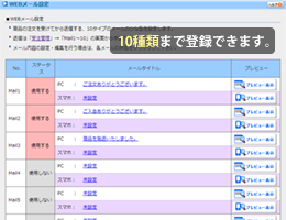 メール送信機能イメージ