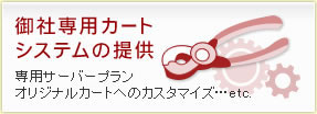 御社専用カートシステムの提供